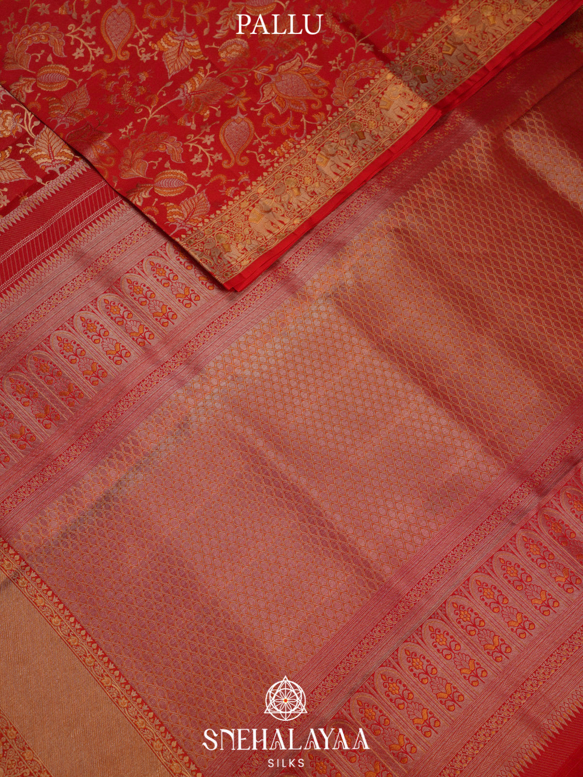 Red Kanjivaram Silk Saree
