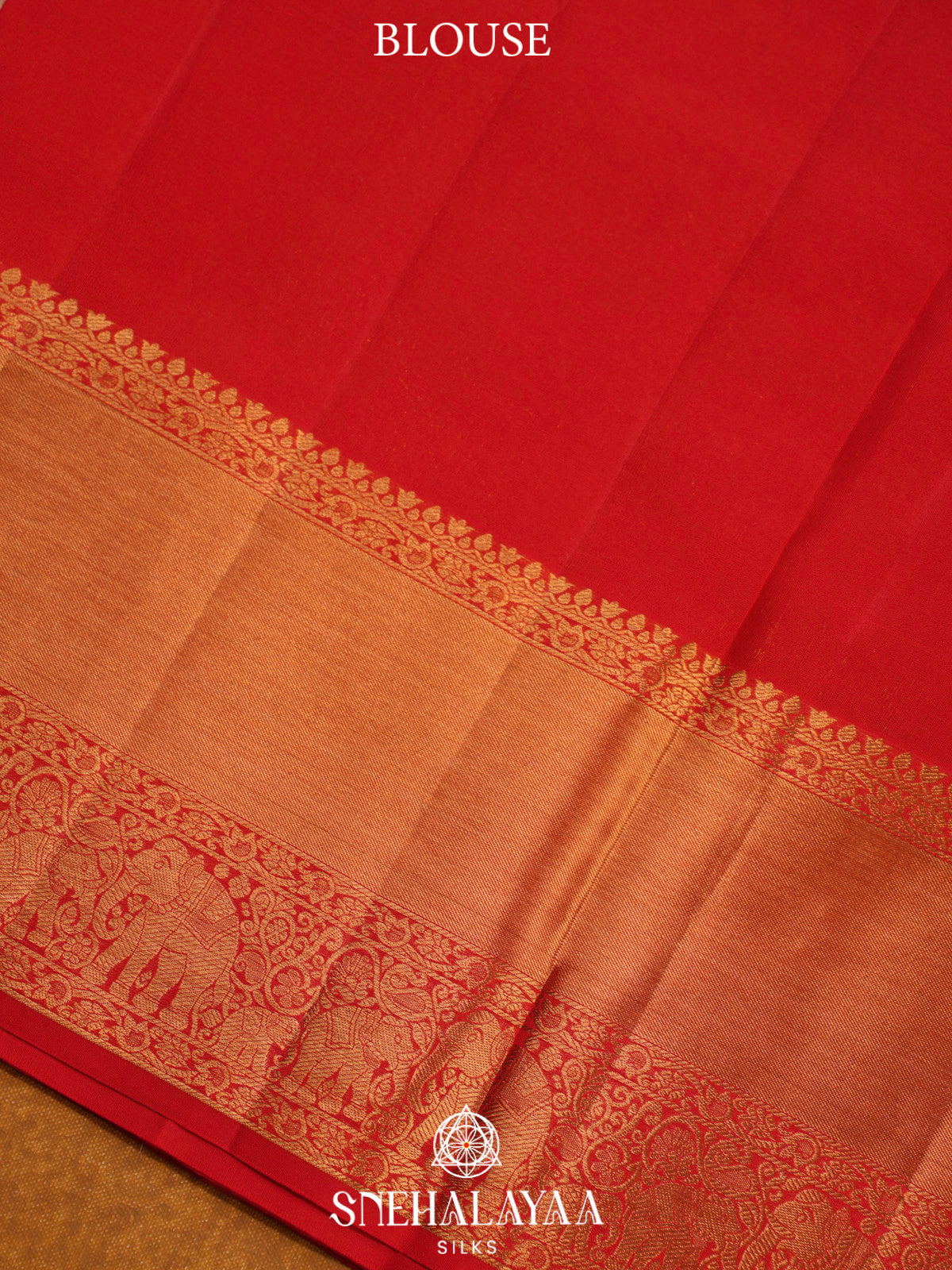 Red Kanjivaram Silk Saree