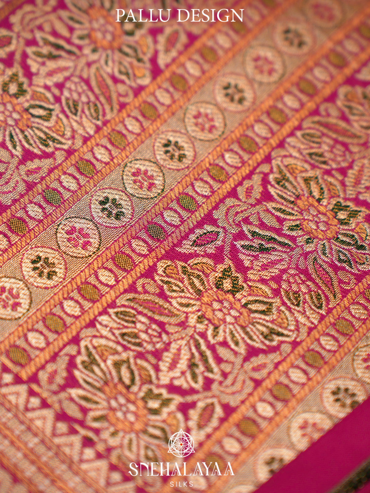 Rose Pink Kanjivaram Silk Saree