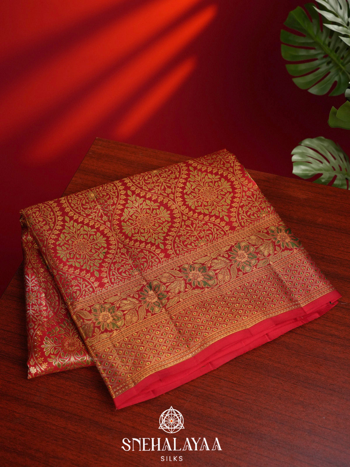 Red Kanjivaram Silk Saree