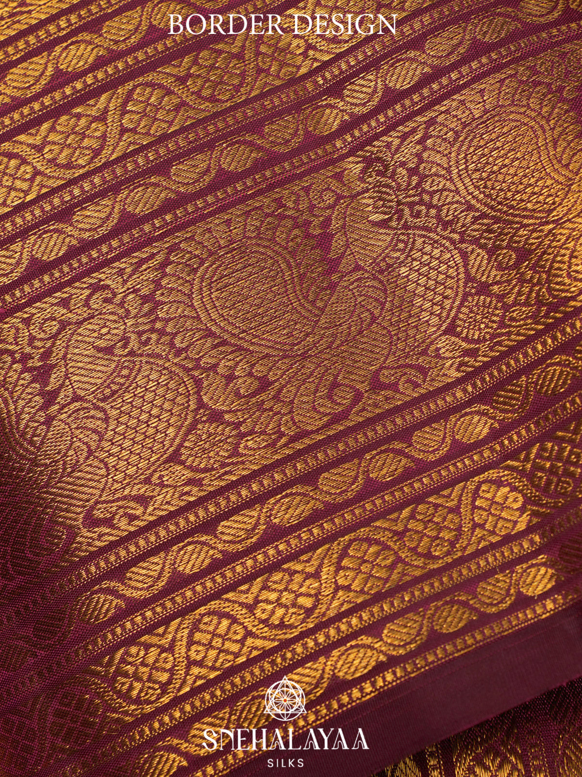 Coffee Brown Kanjivaram Silk Saree