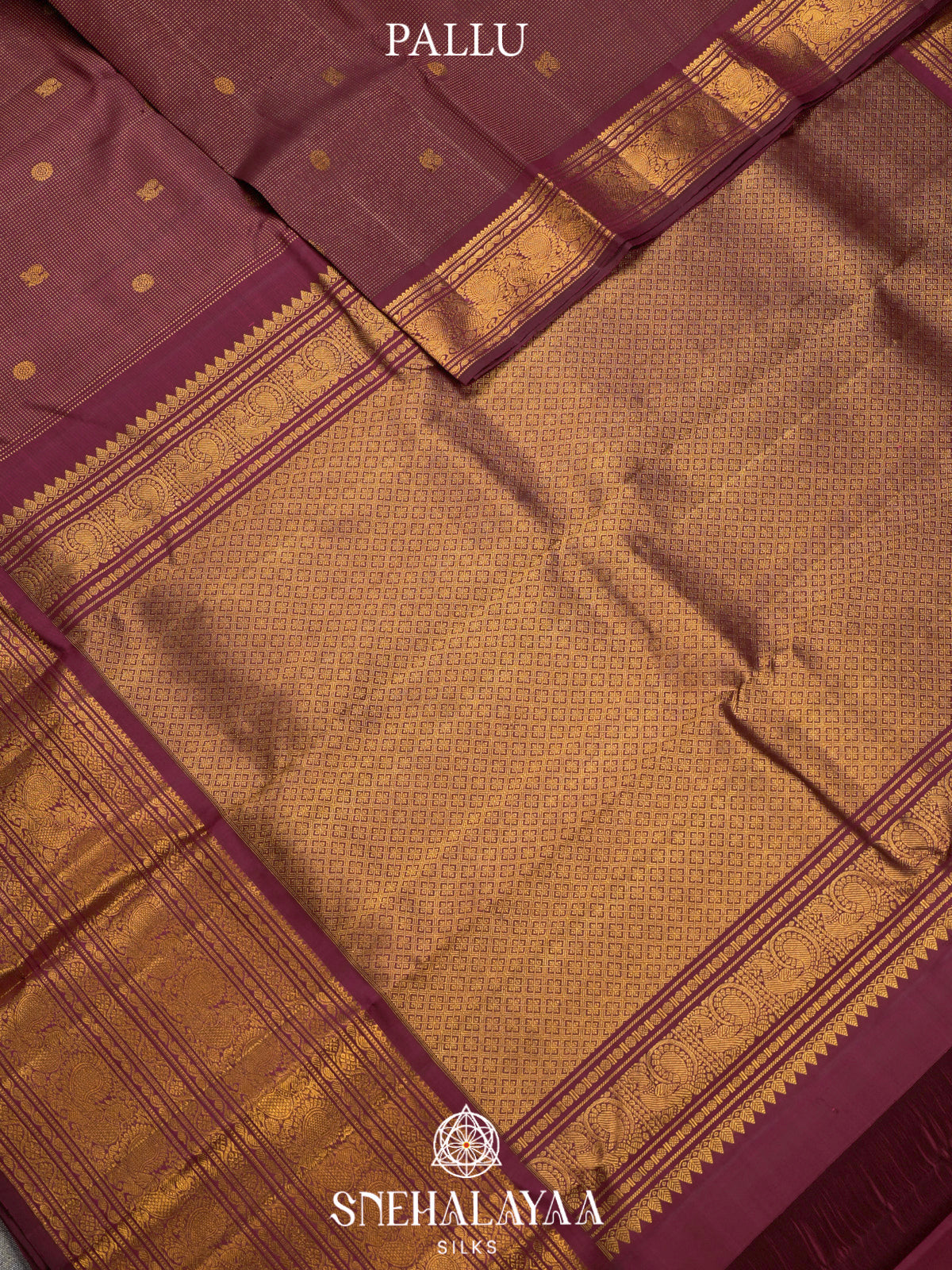 Coffee Brown Kanjivaram Silk Saree