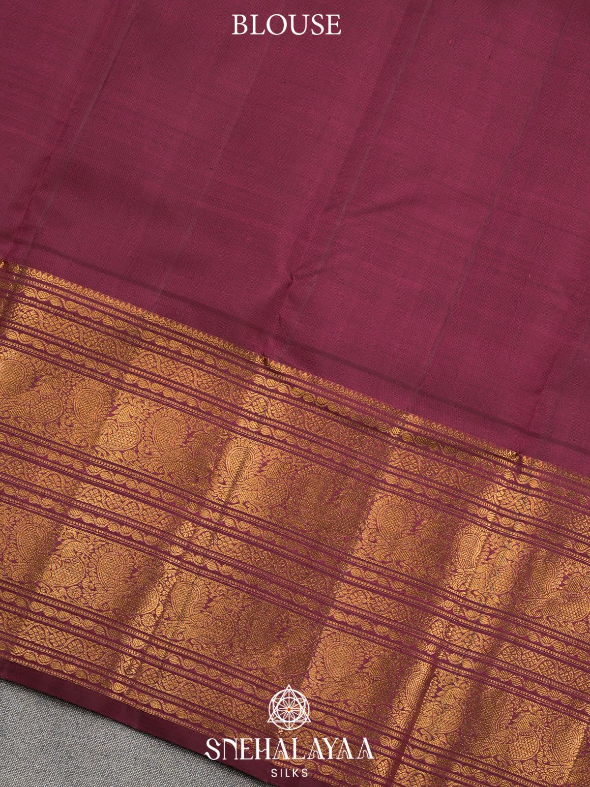 Coffee Brown Kanjivaram Silk Saree