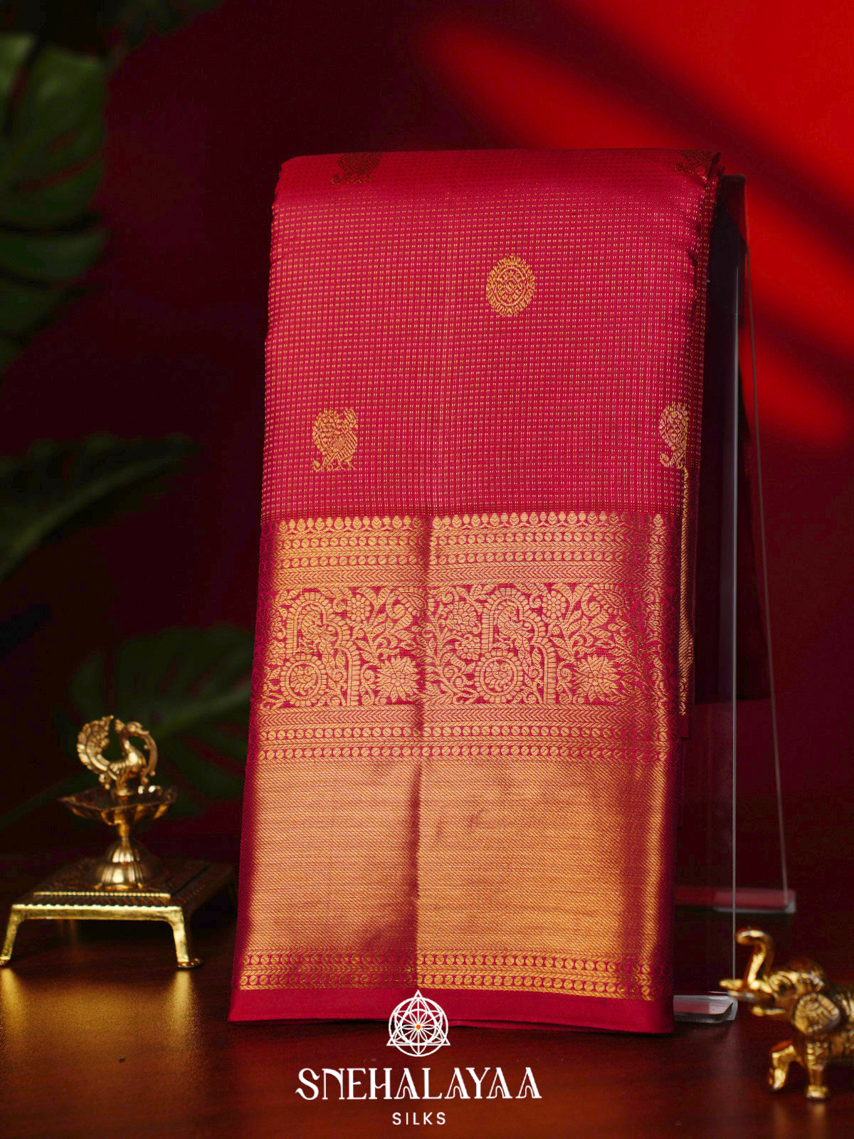 Red Kanjivaram Silk Saree