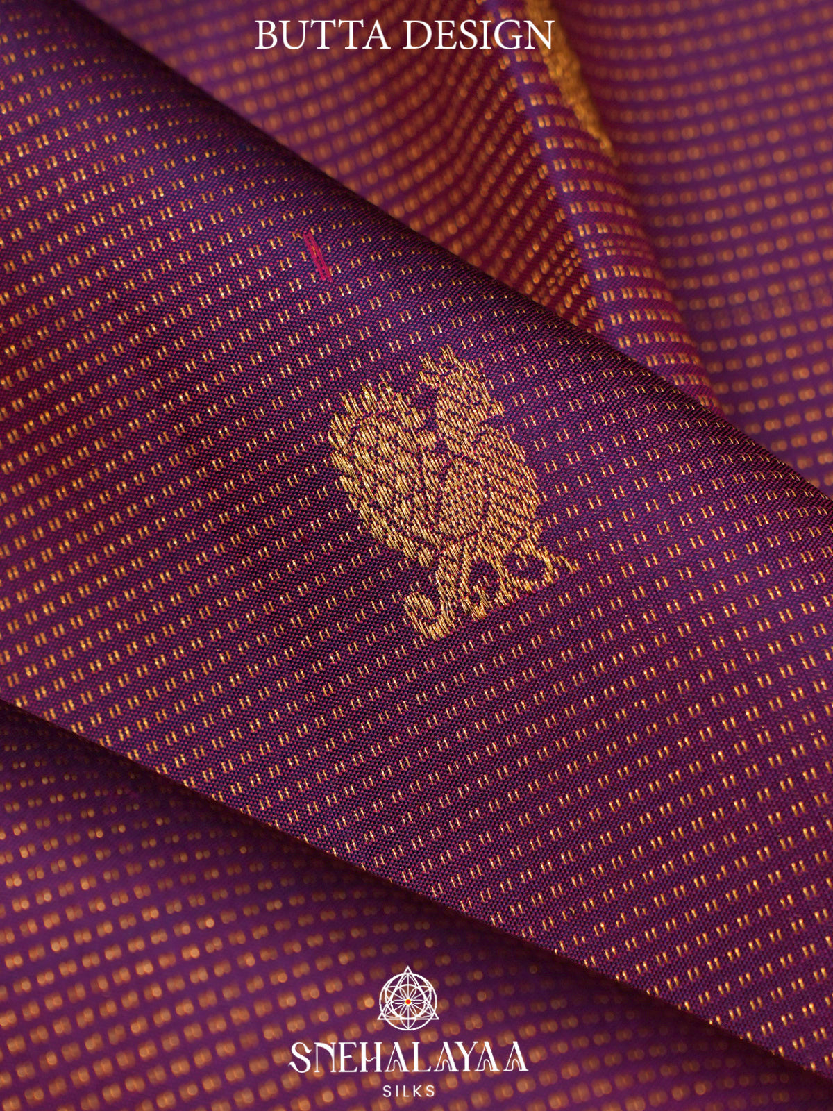 Purple Kanjivaram Silk Saree