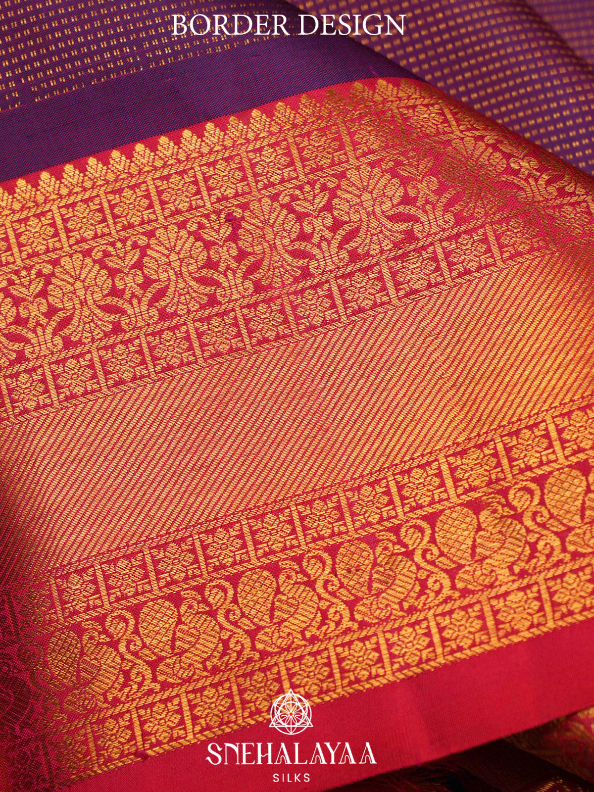 Purple Kanjivaram Silk Saree