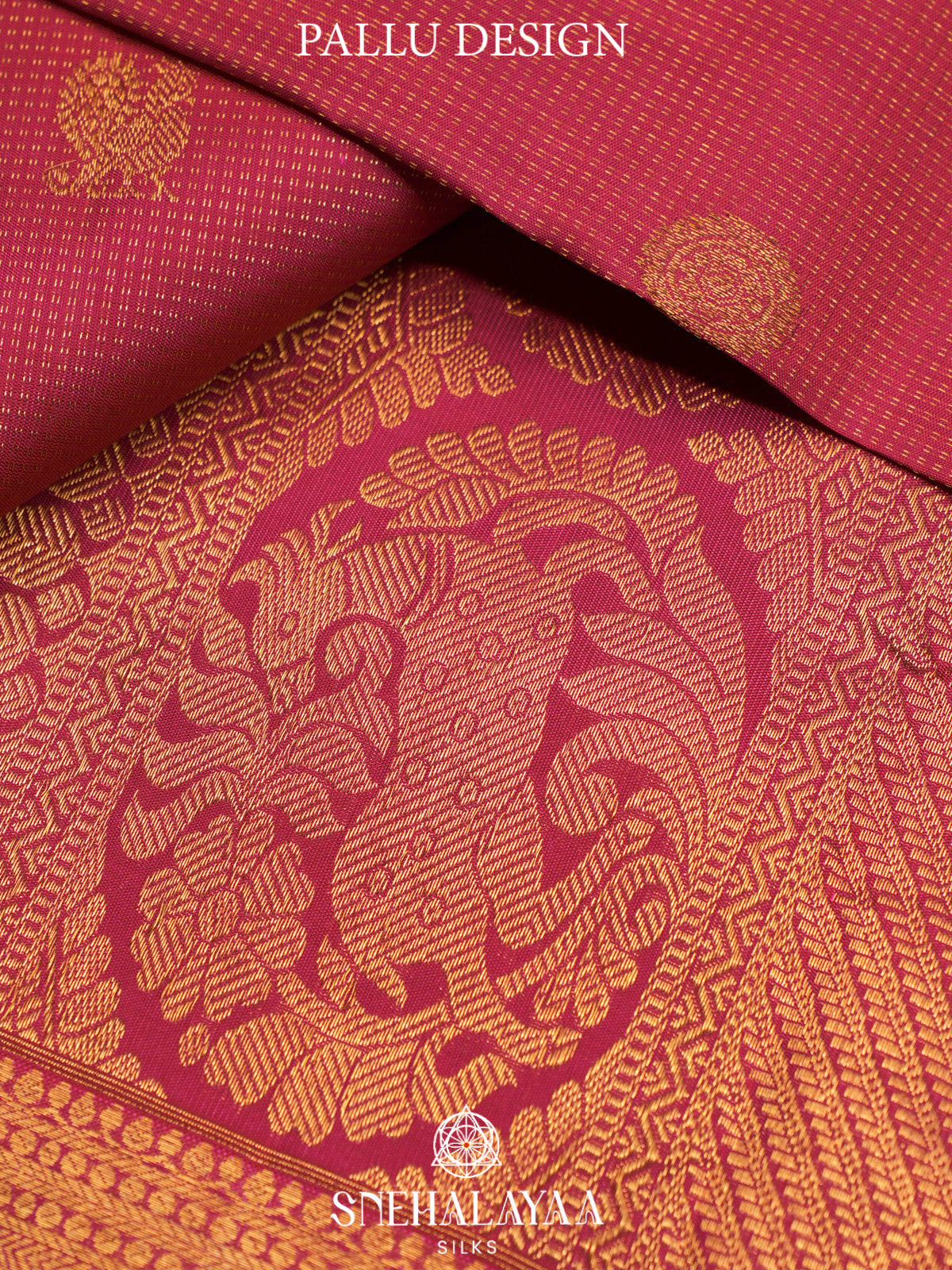 Maroon Kanjivaram Silk Saree