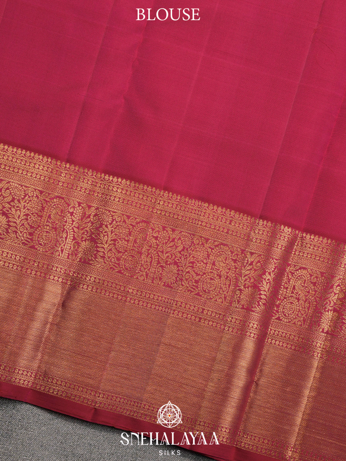 Maroon Kanjivaram Silk Saree