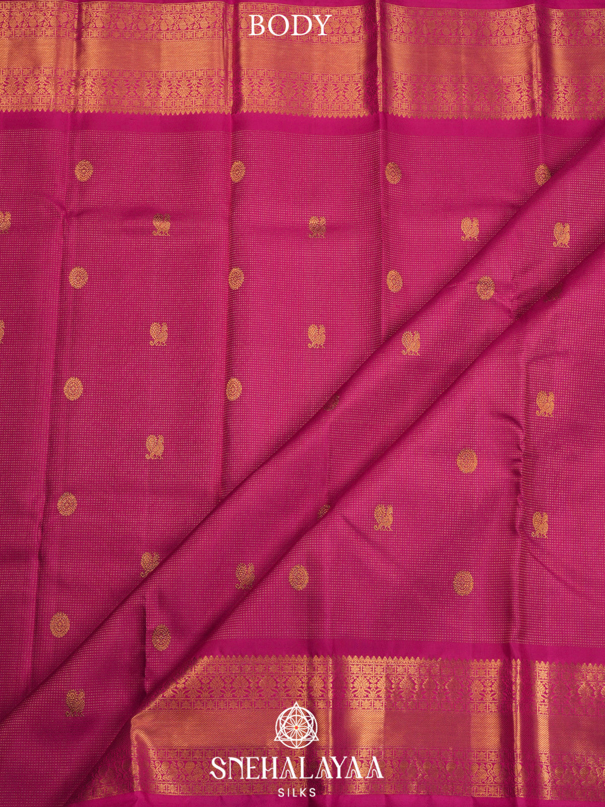 Pink Kanjivaram Silk Saree