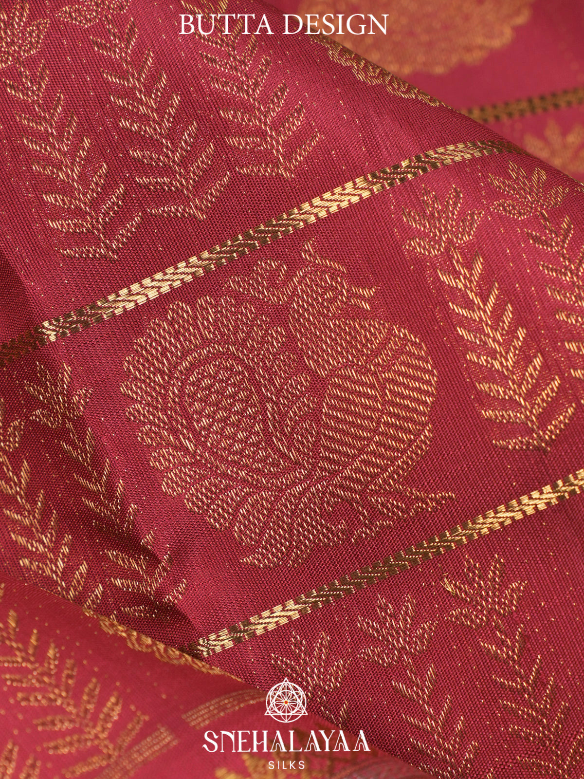 Maroon Kanjivaram Silk Saree