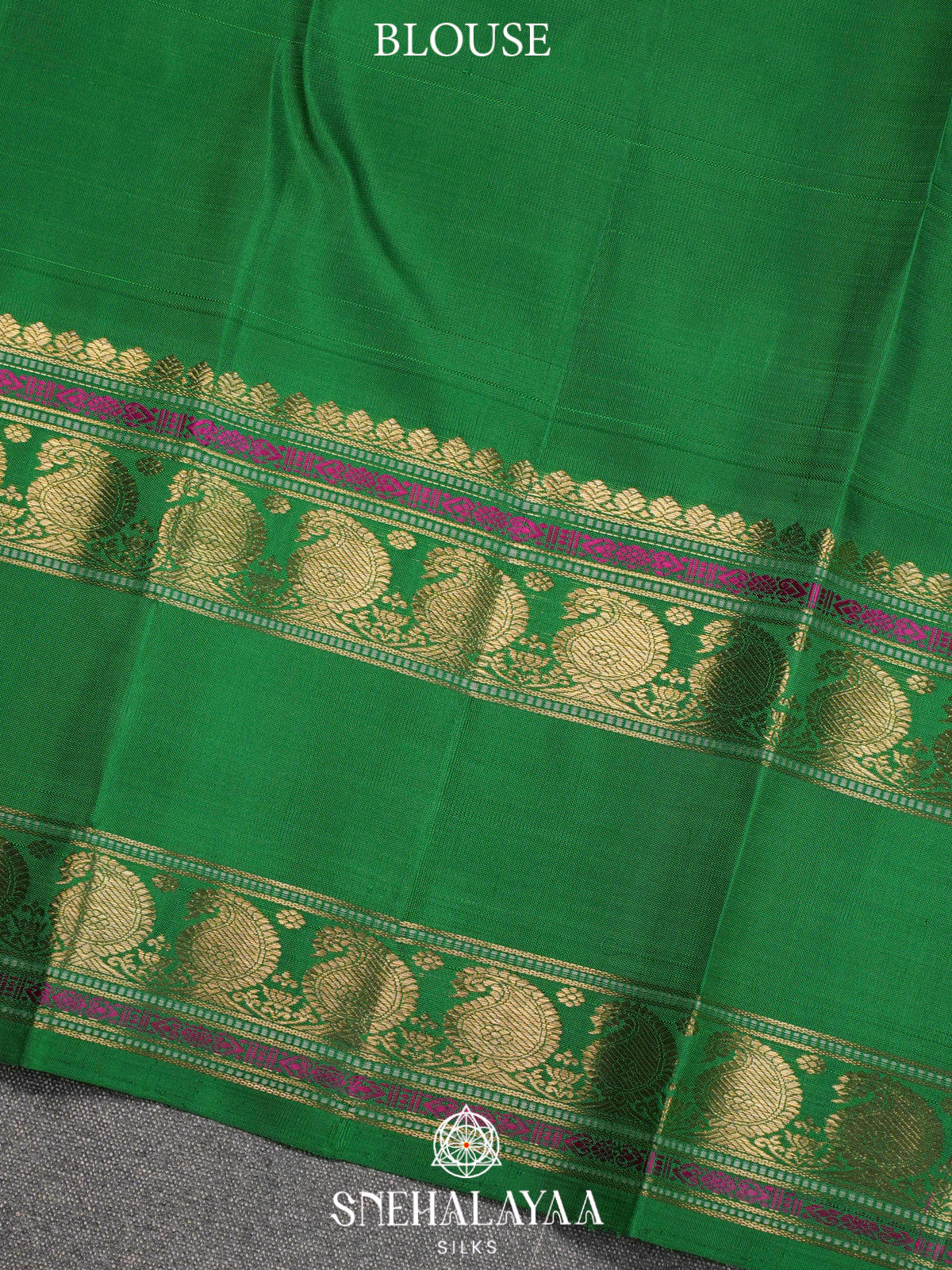 Beige Kanjivaram Silk Saree