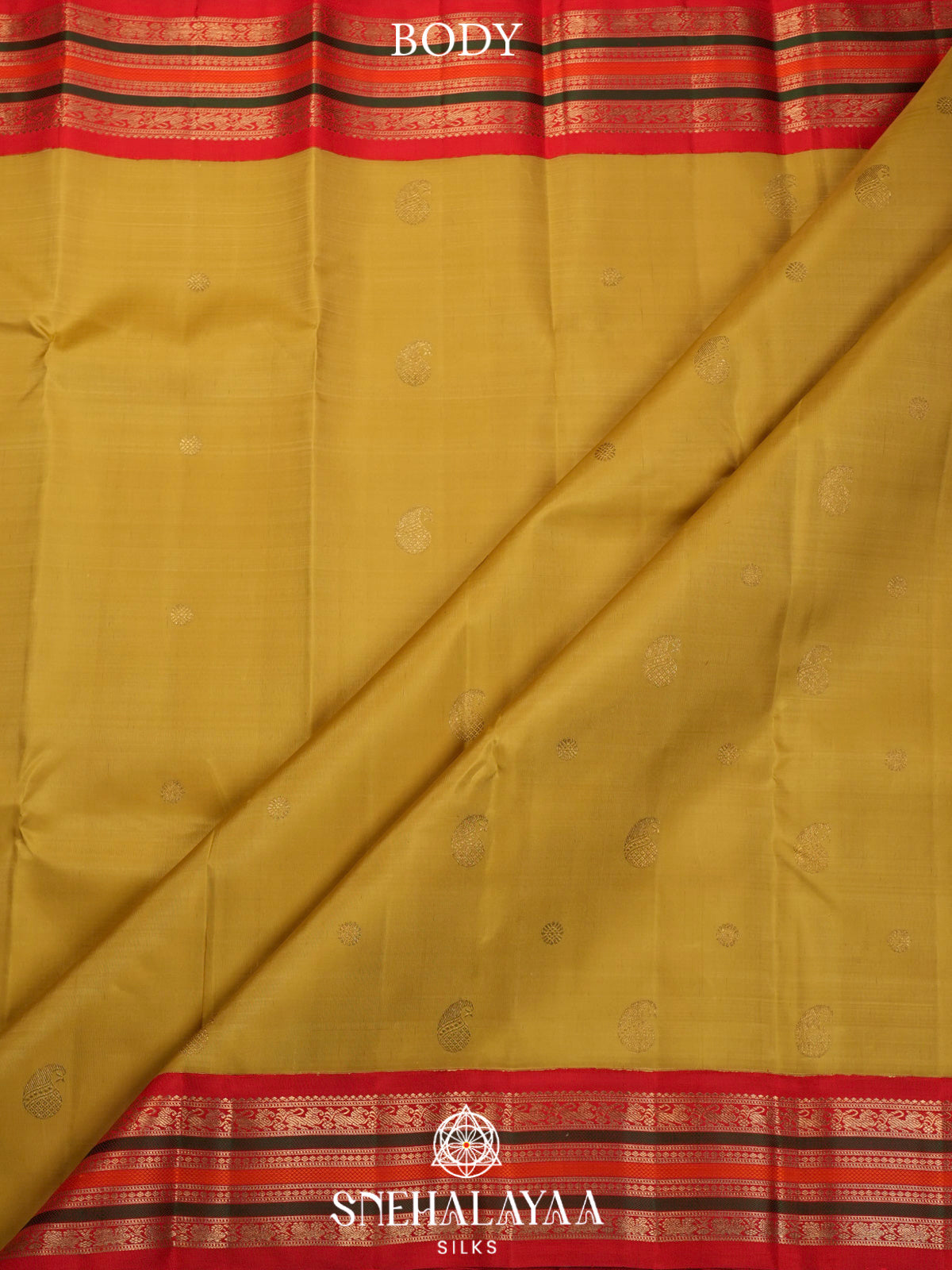 Lemon Yellow Kanjivaram Silk Saree
