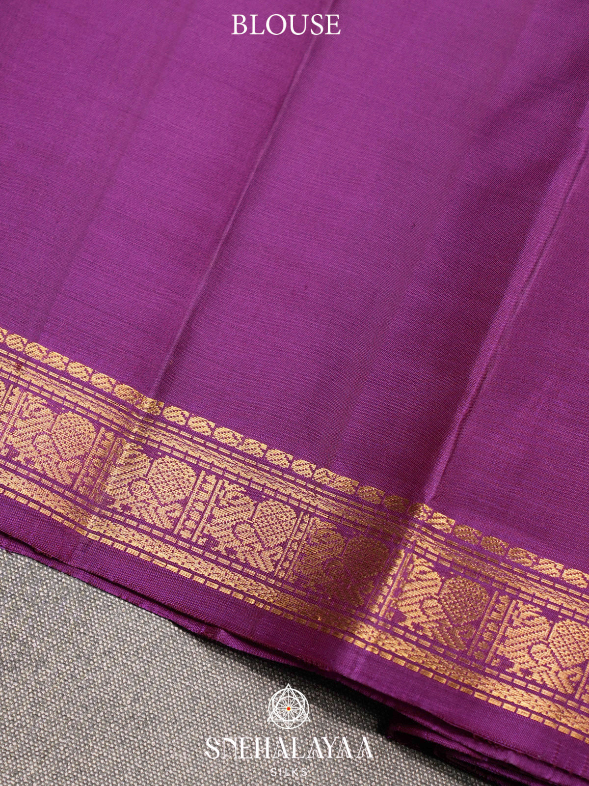 Grey Kanjivaram Silk Saree