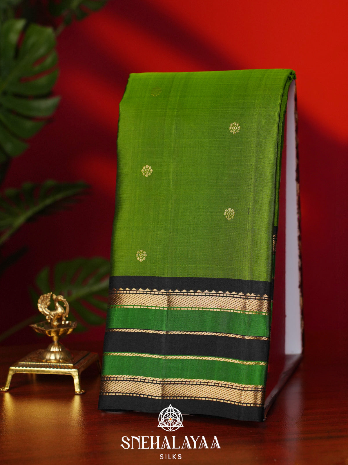 Green Kanjivaram Silk Saree
