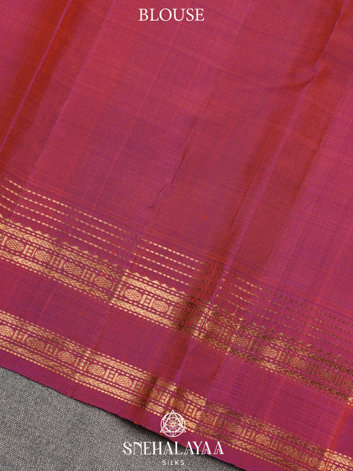 Peach Kanjivaram Silk Saree