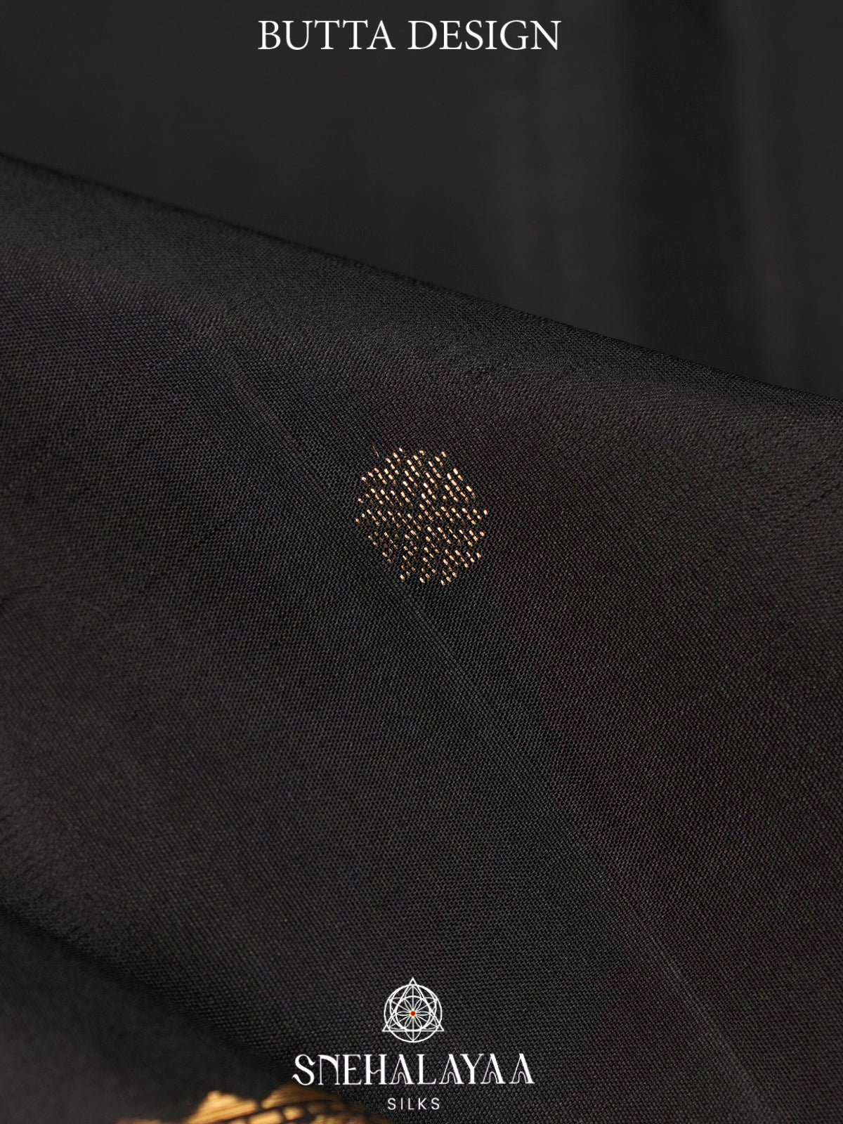 Black Kanjivaram Silk Saree