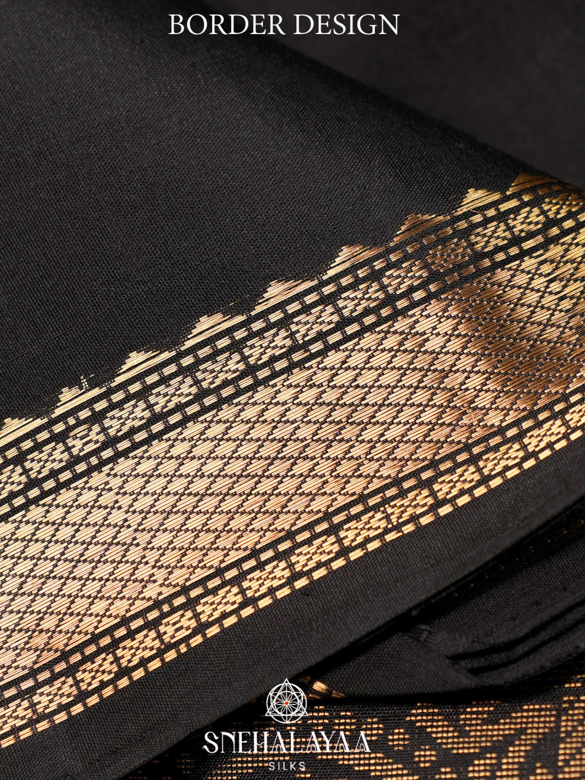 Black Kanjivaram Silk Saree