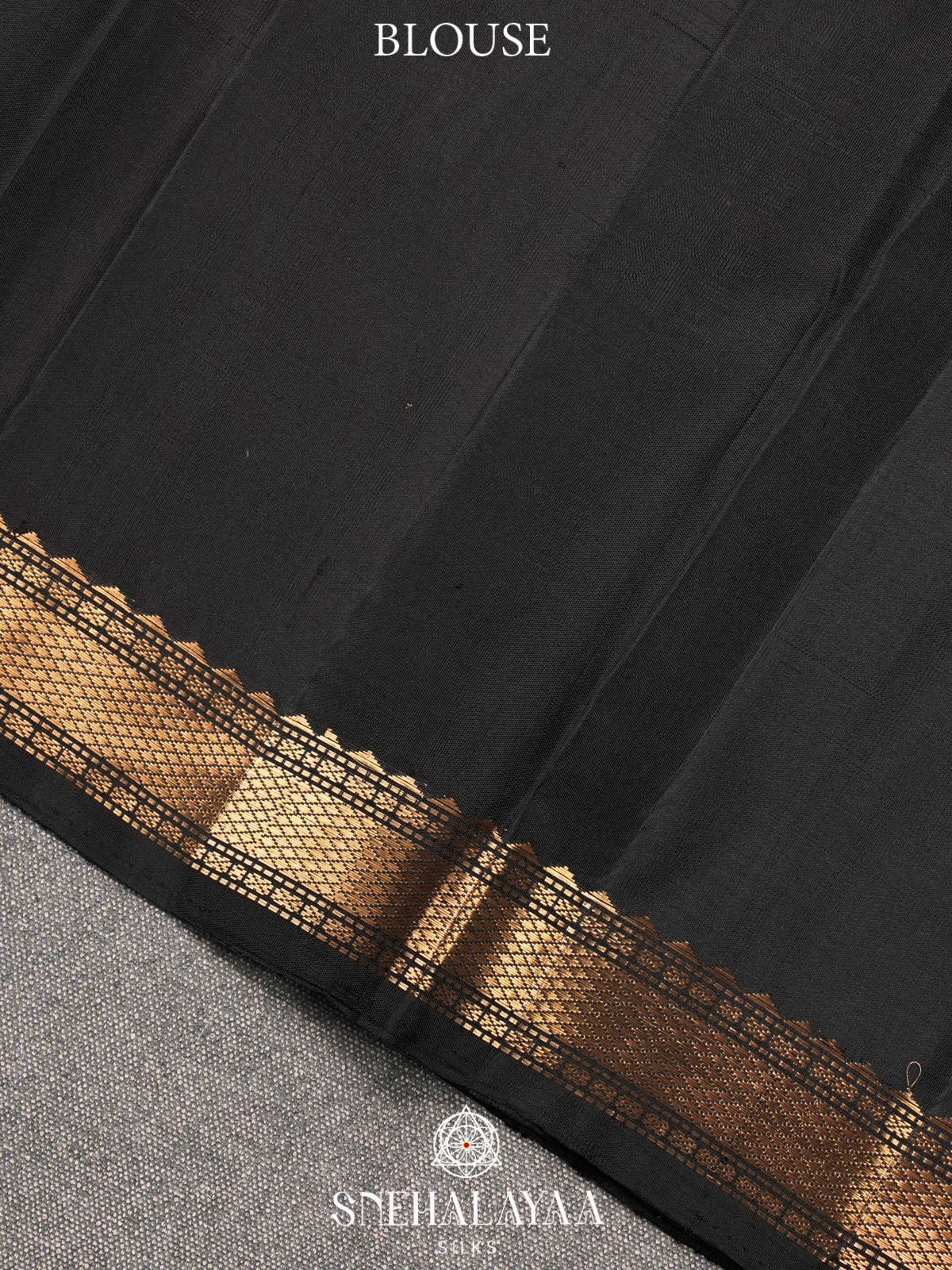 Black Kanjivaram Silk Saree