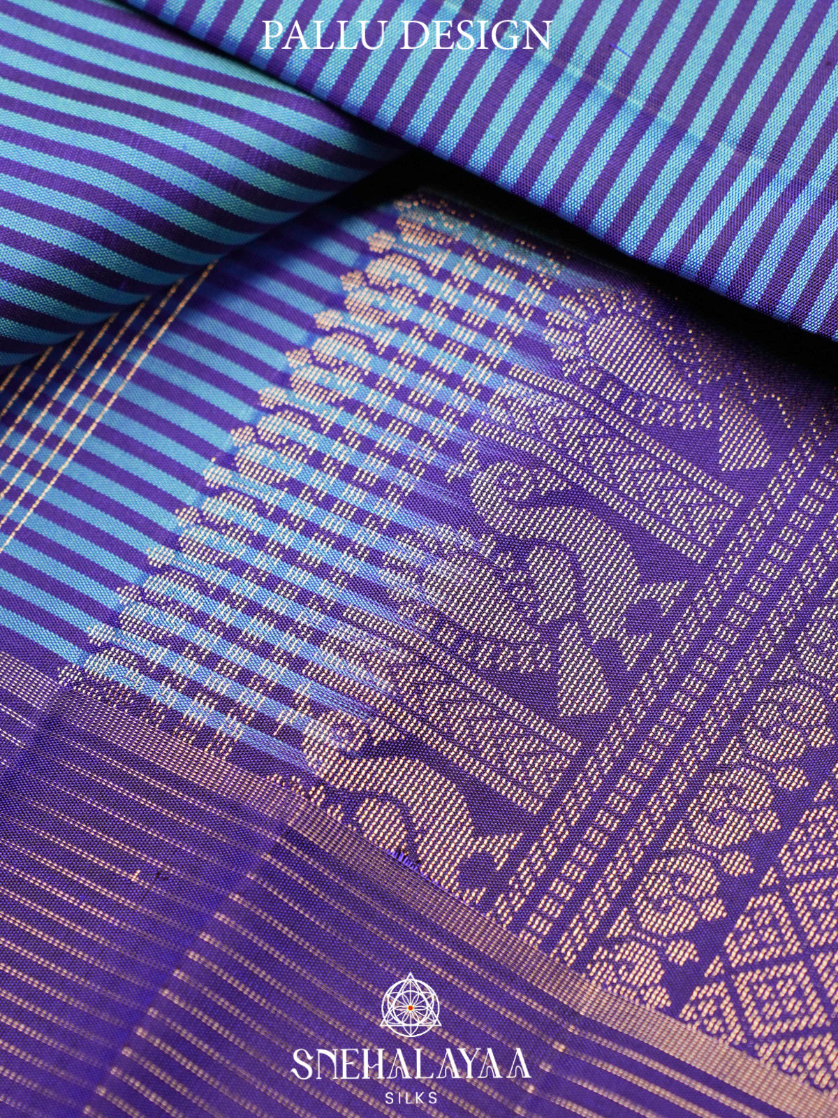 Blue Kanjivaram Silk Saree