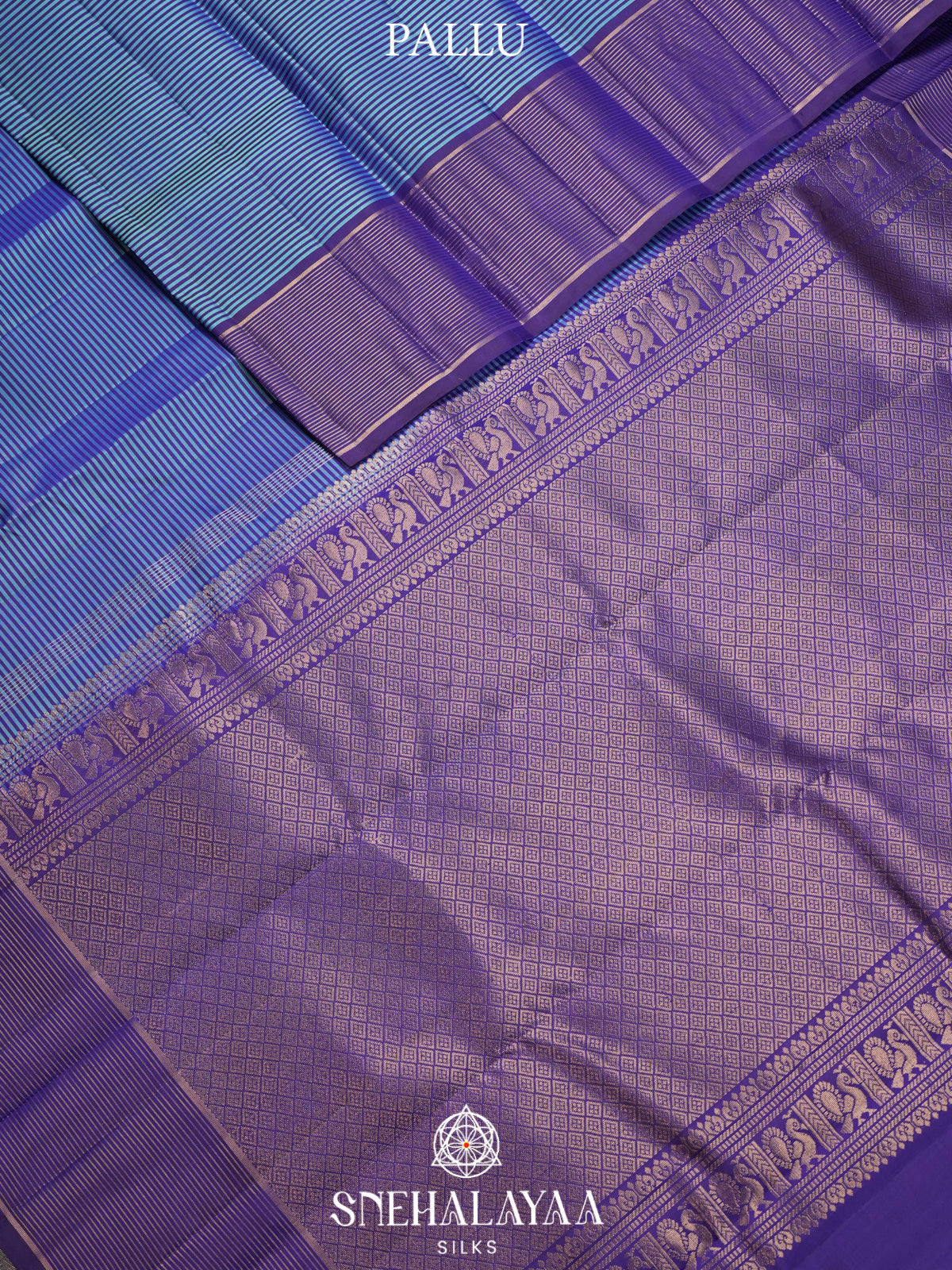 Blue Kanjivaram Silk Saree