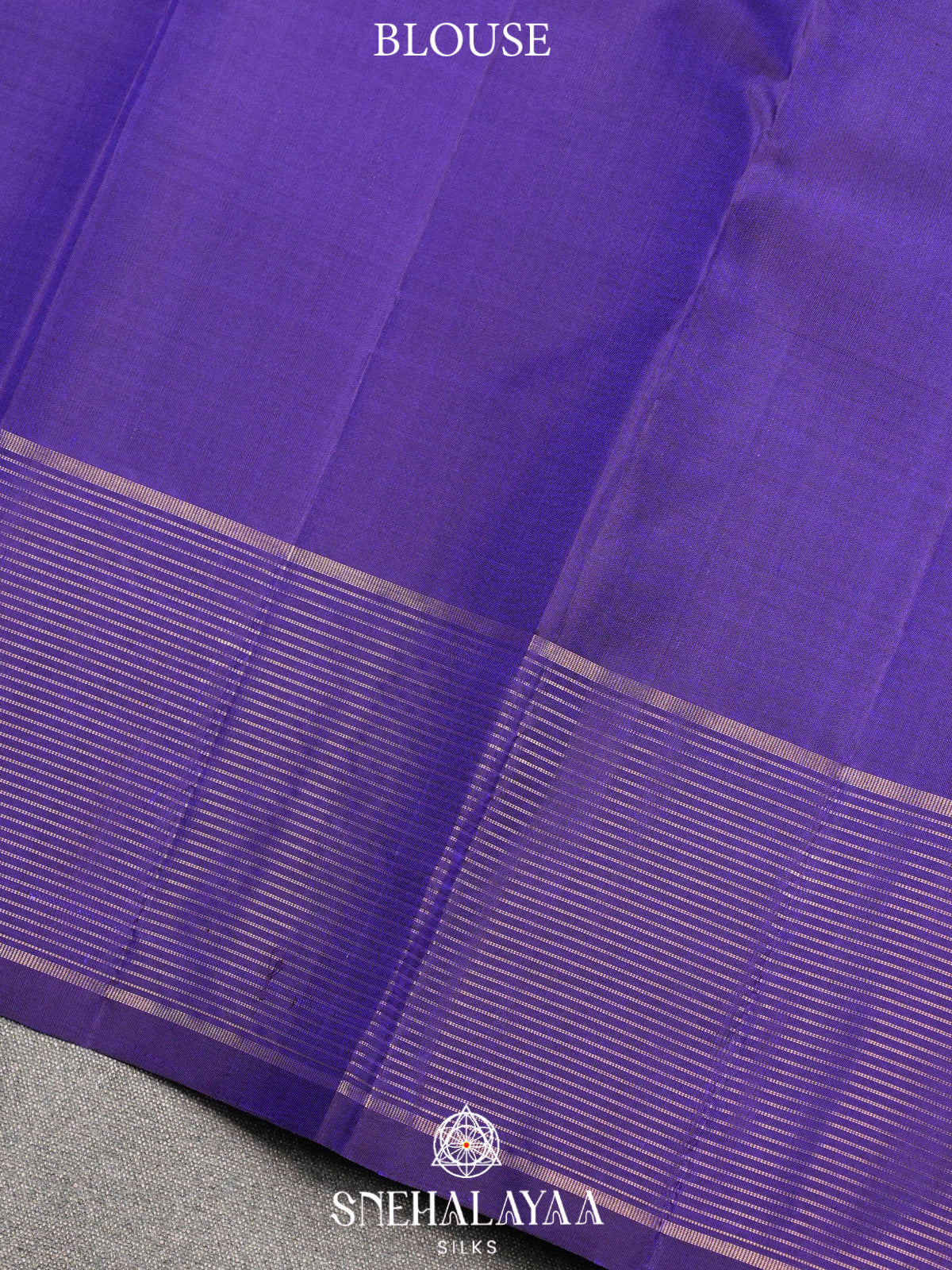 Blue Kanjivaram Silk Saree