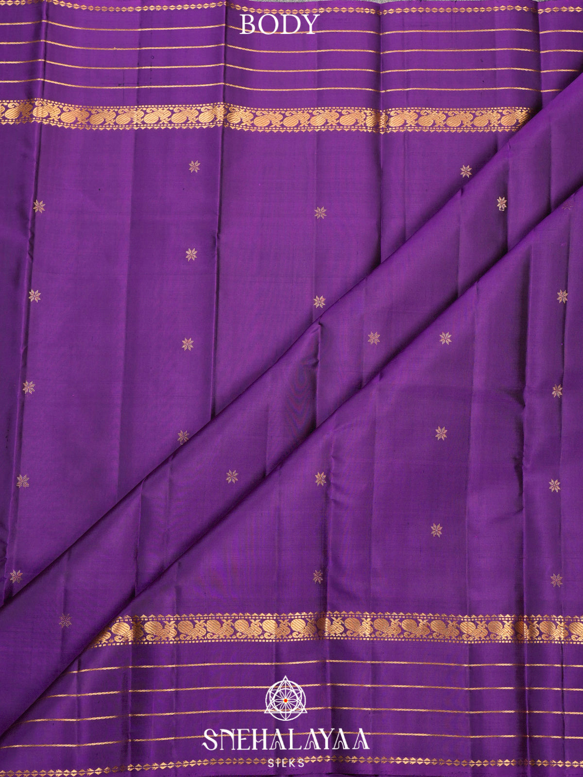 Magenta Purple Kanjivaram Silk Saree