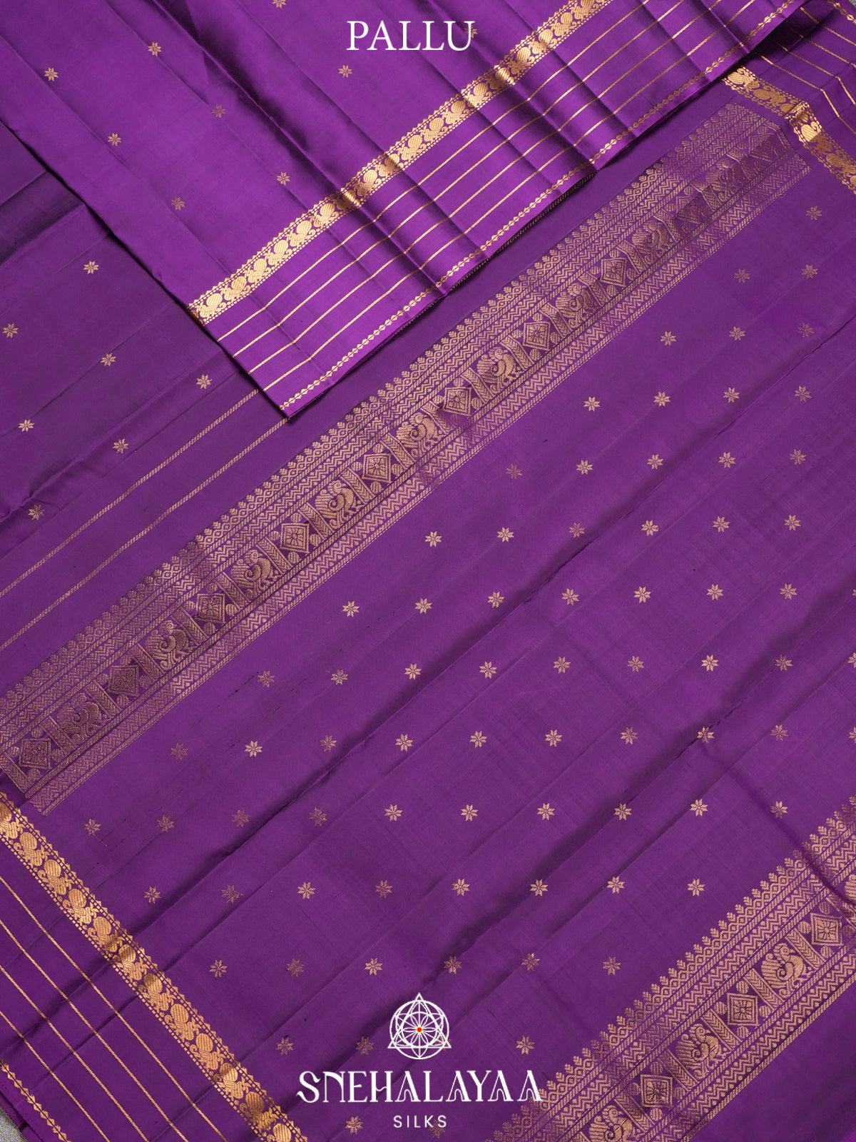 Magenta Purple Kanjivaram Silk Saree
