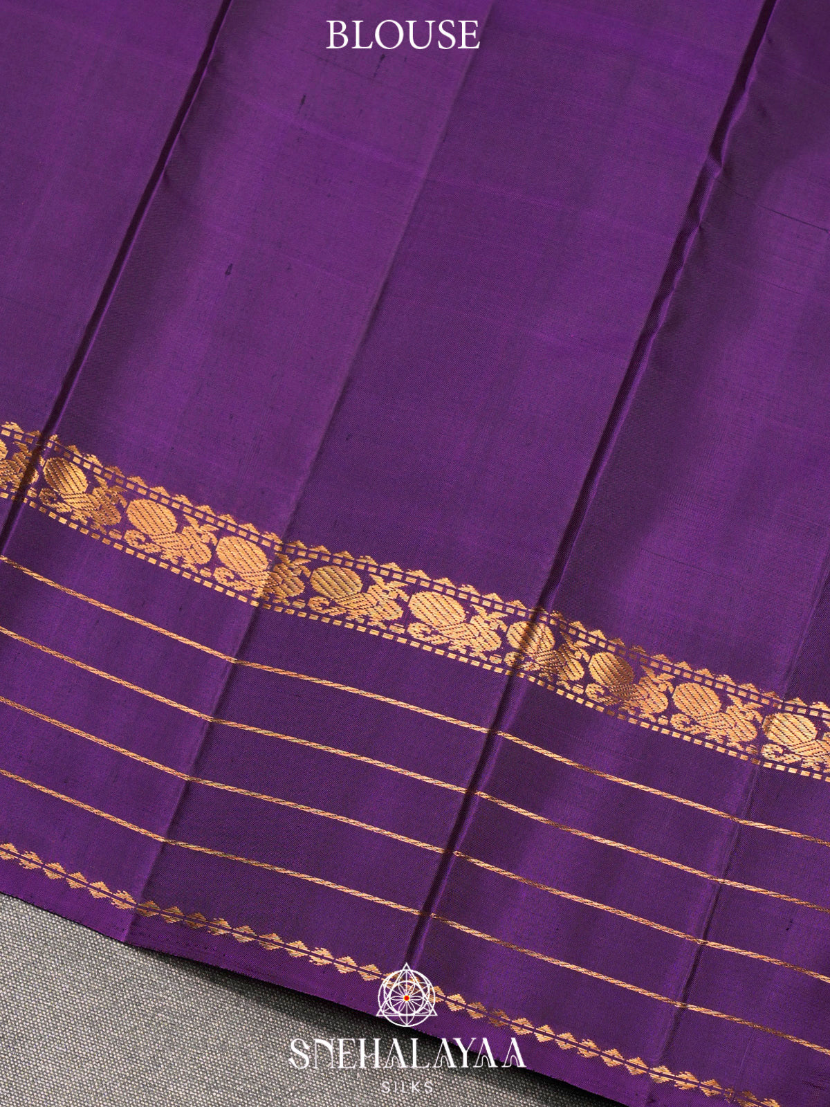 Magenta Purple Kanjivaram Silk Saree