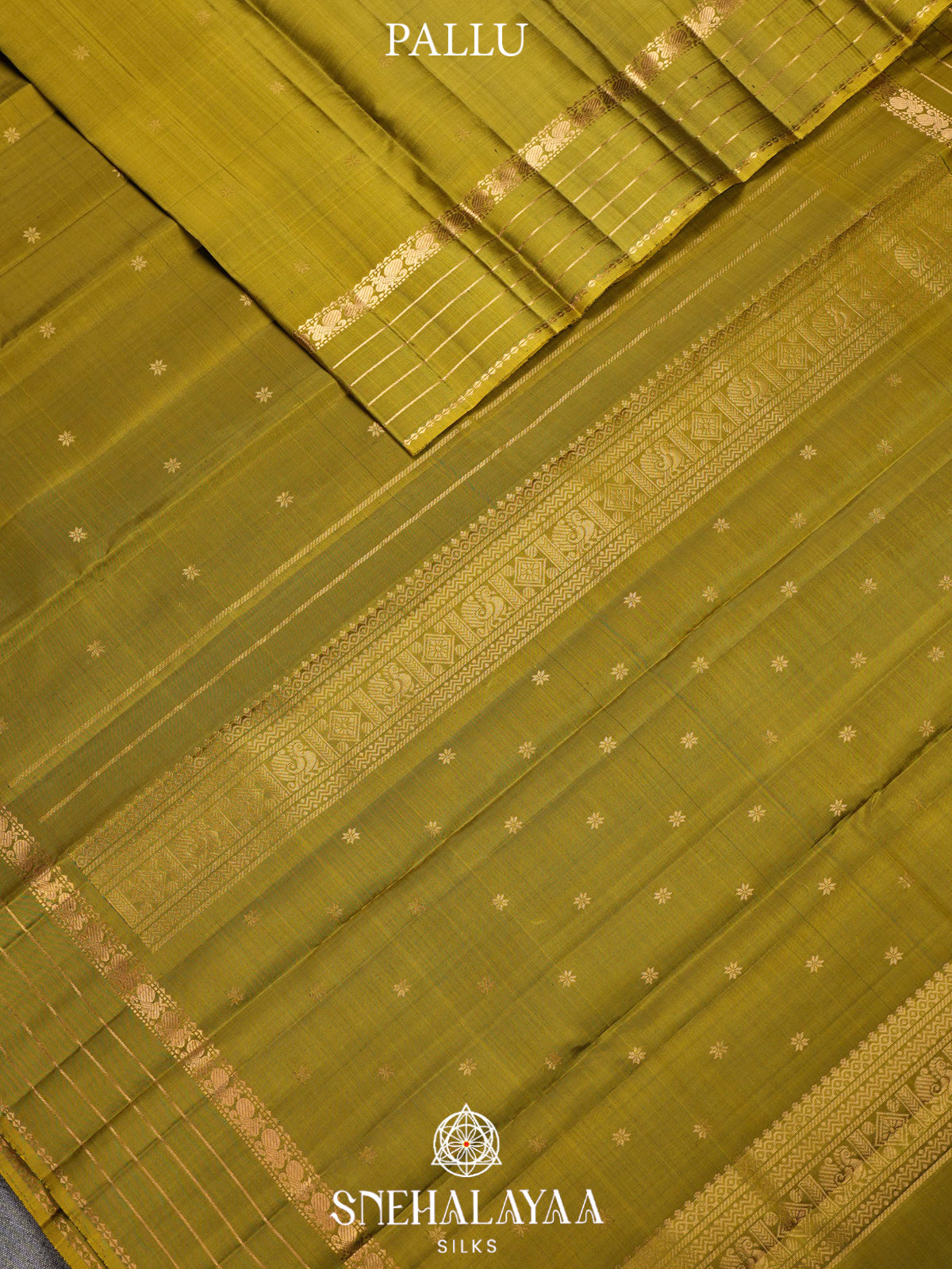 Mehandi Green Kanjivaram Silk Saree