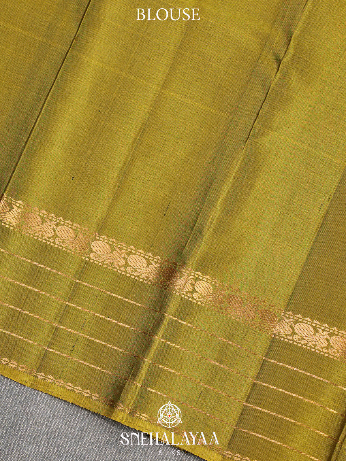 Mehandi Green Kanjivaram Silk Saree