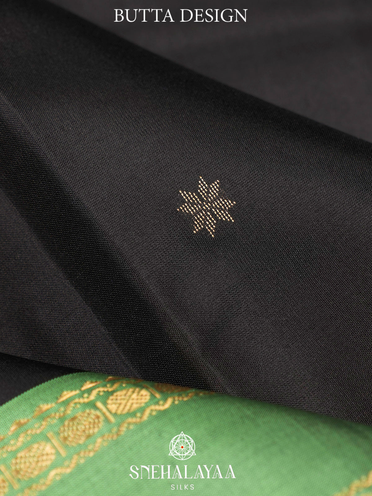 Black Kanjivaram Silk Saree