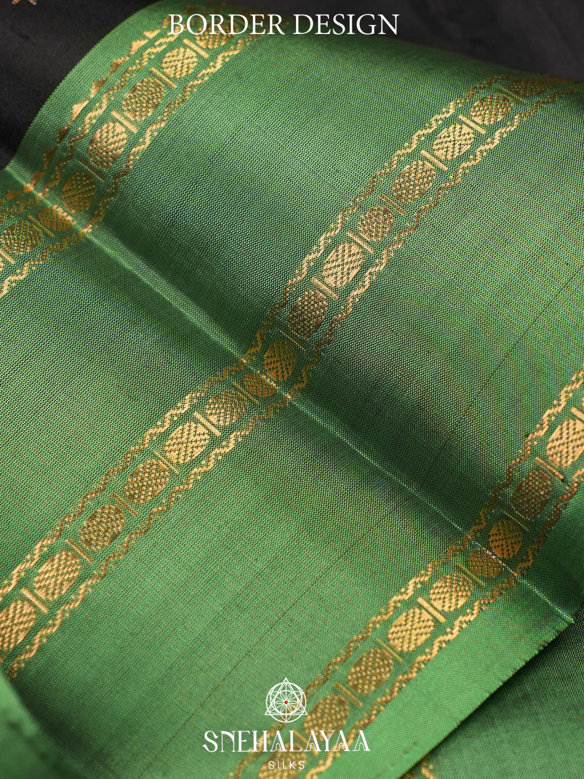 Black Kanjivaram Silk Saree