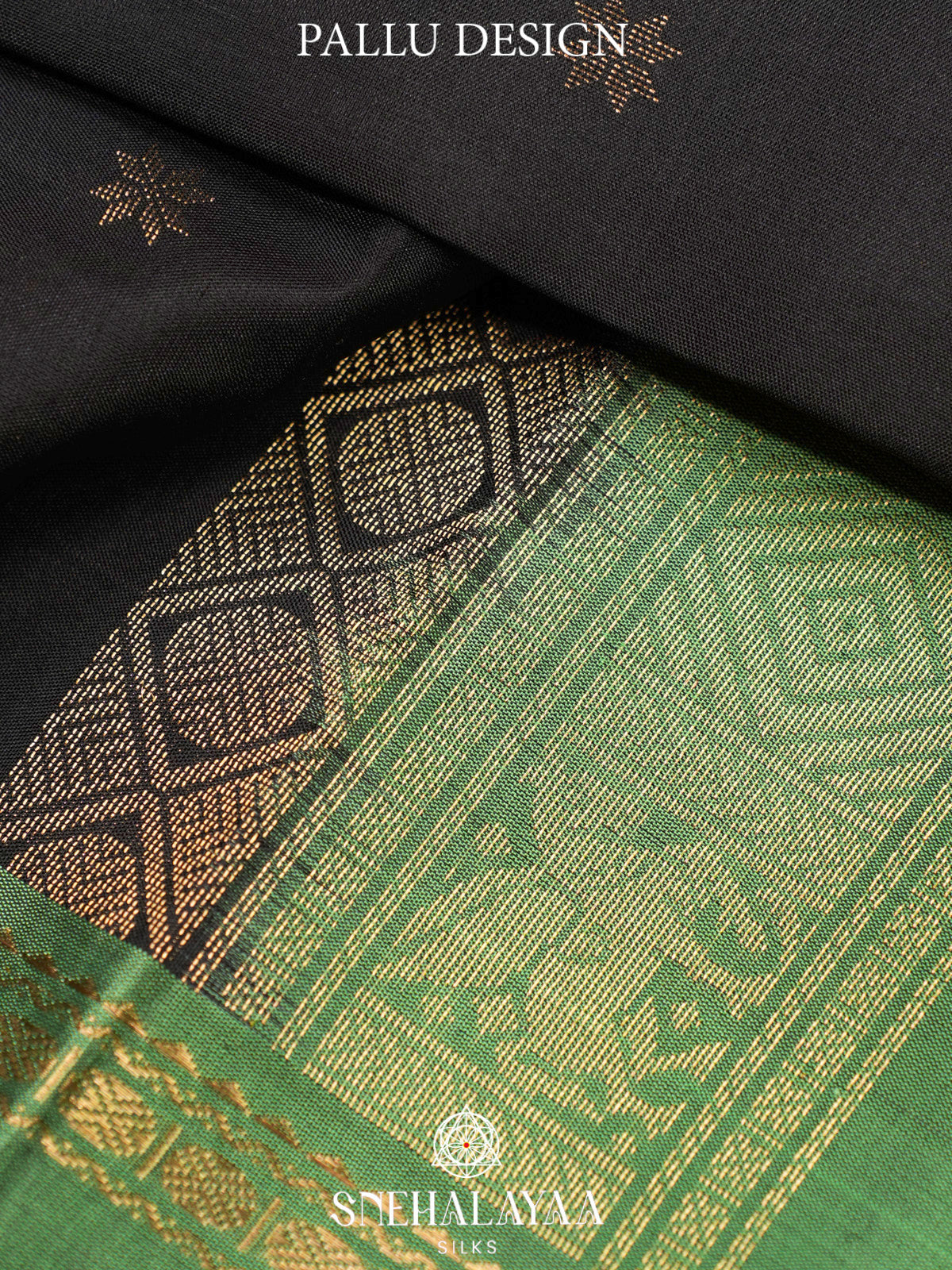 Black Kanjivaram Silk Saree