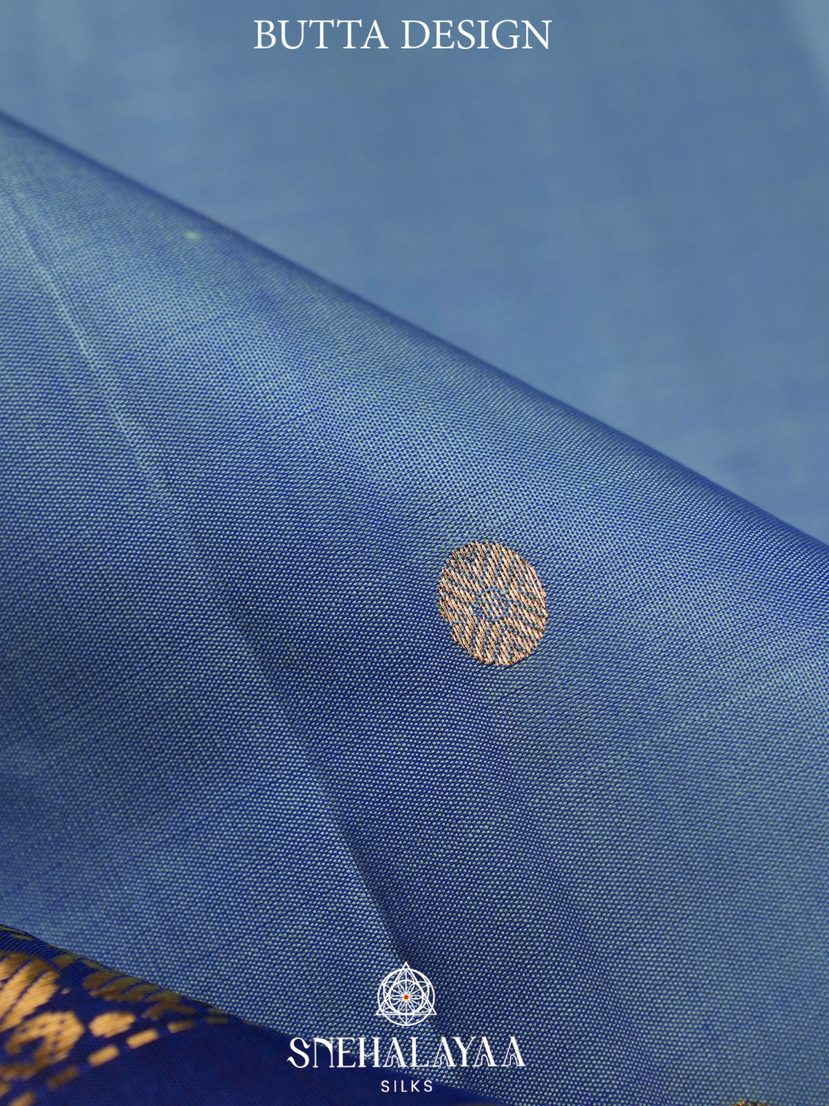 Aqua Blue Kanjivaram Silk Saree
