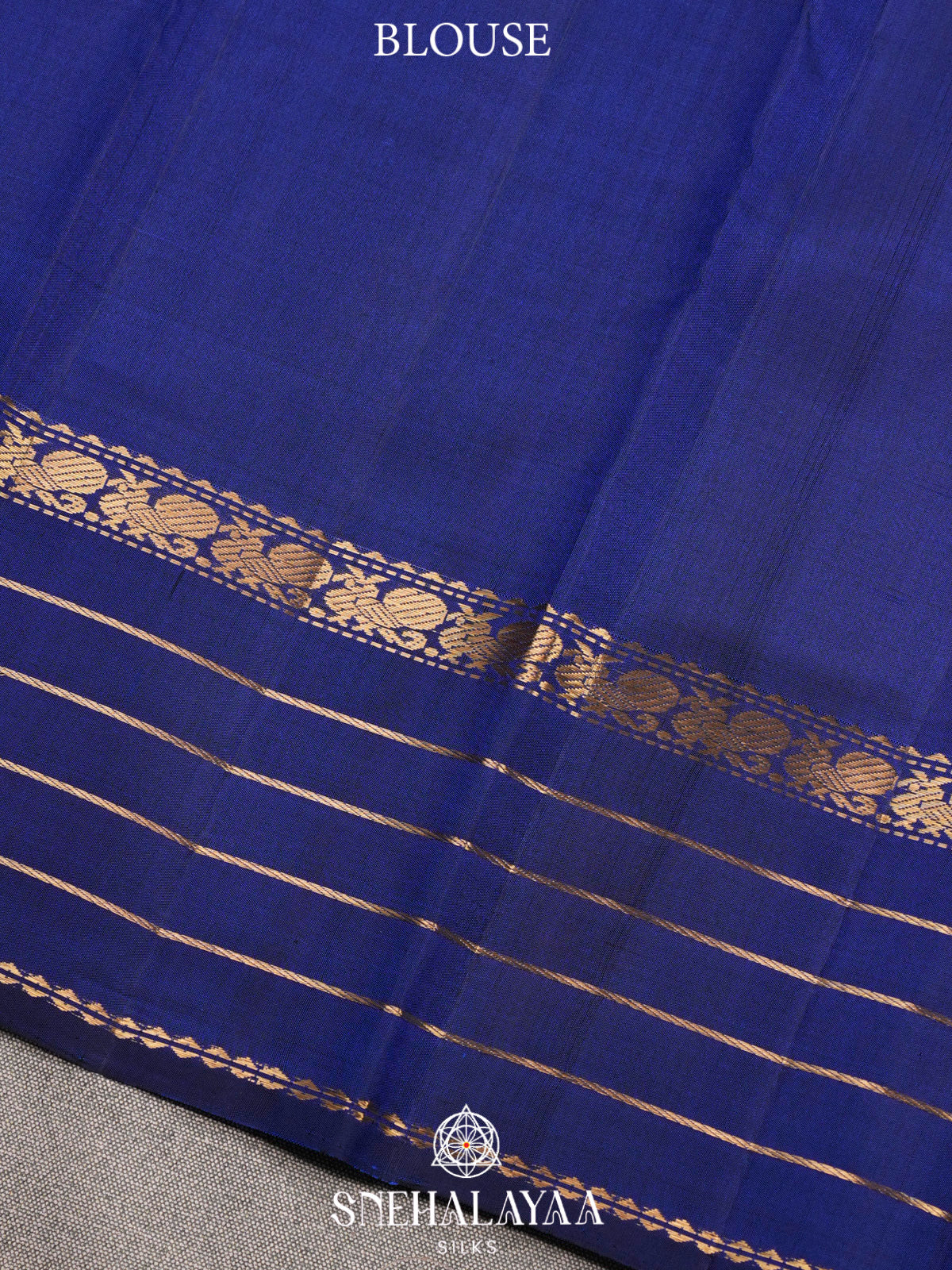 Aqua Blue Kanjivaram Silk Saree