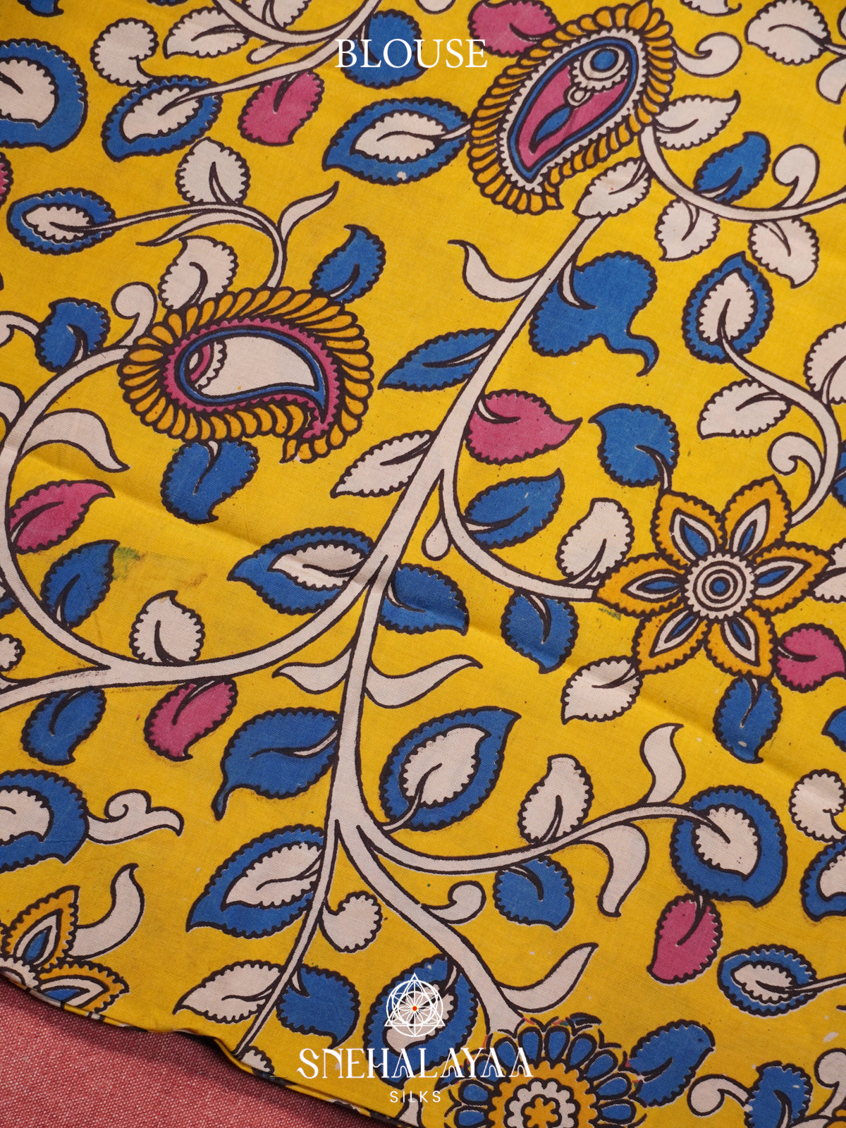 Blue Mangalagiri Silk Cotton Saree