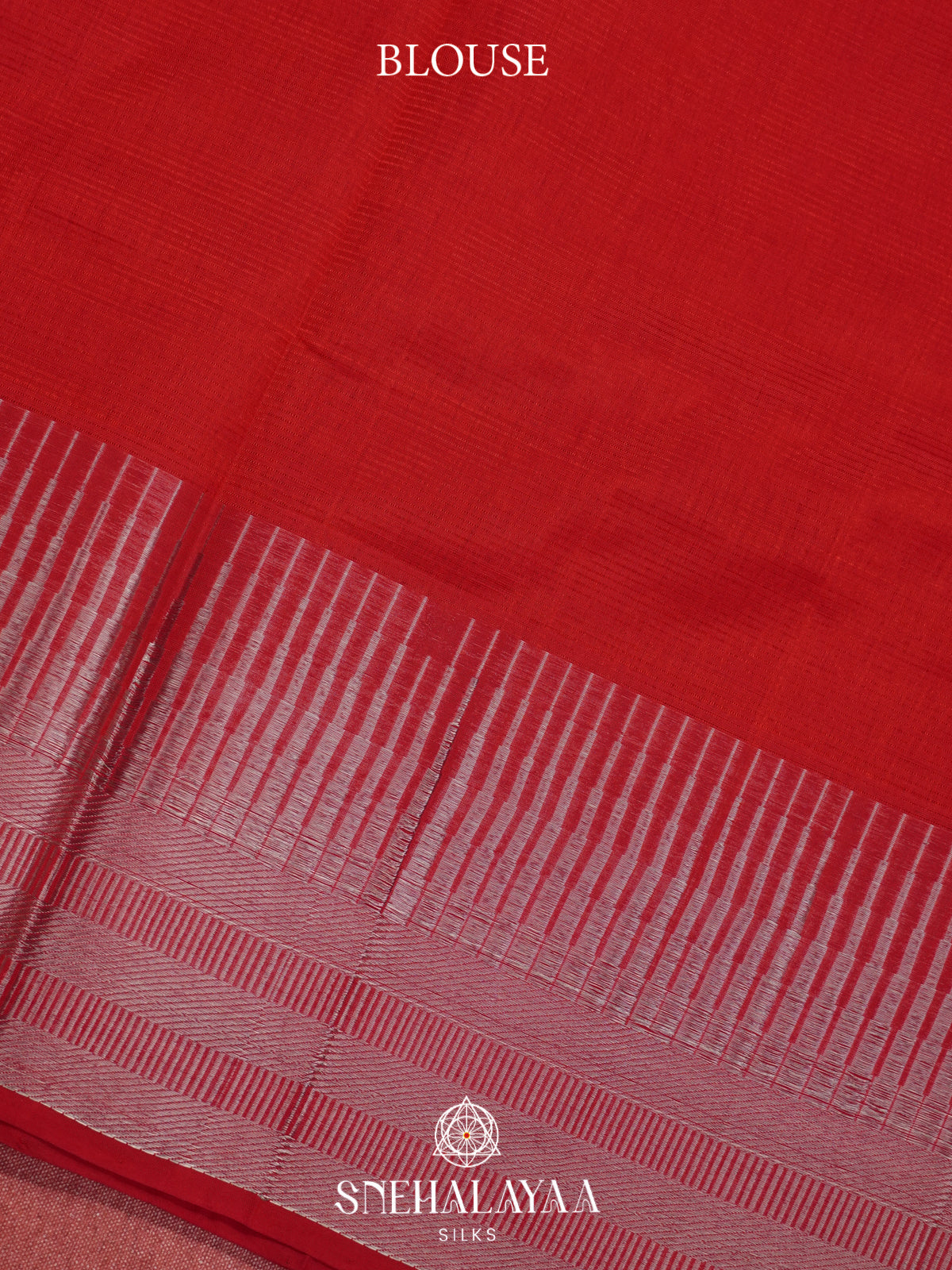 Red Mangalagiri Silk Cotton Saree