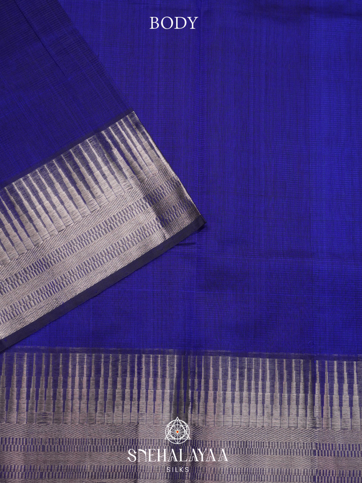 Royal Blue Mangalagiri Silk Cotton Saree