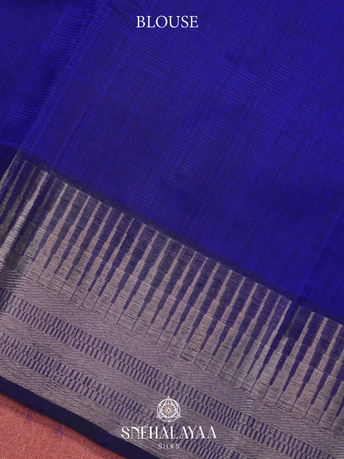 Royal Blue Mangalagiri Silk Cotton Saree
