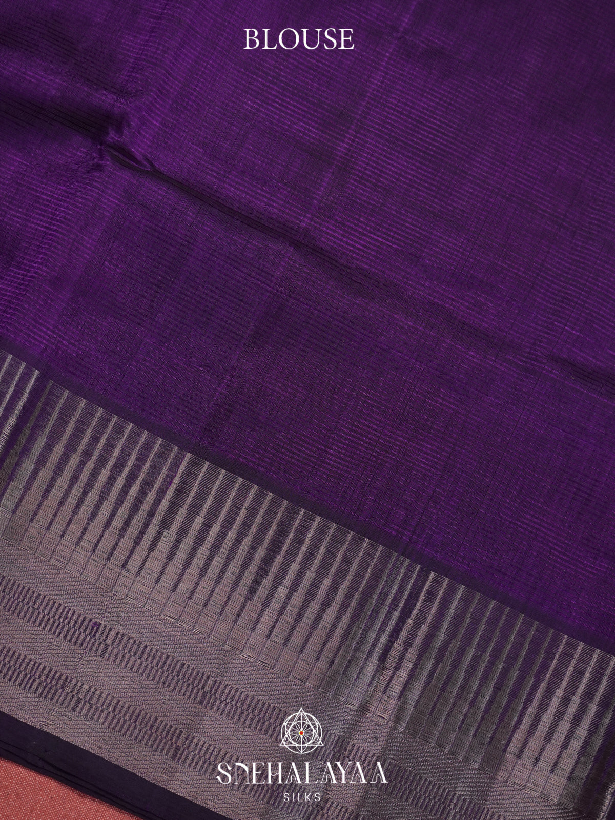 Purple Mangalagiri Silk Cotton Saree