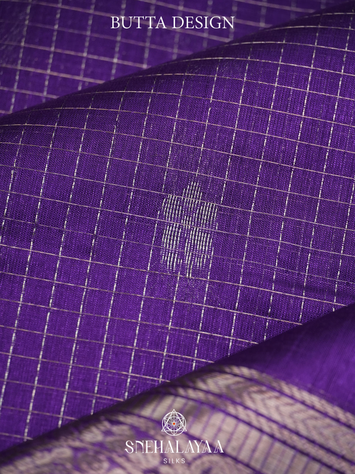 Royal Purple Mangalagiri Silk Cotton Saree
