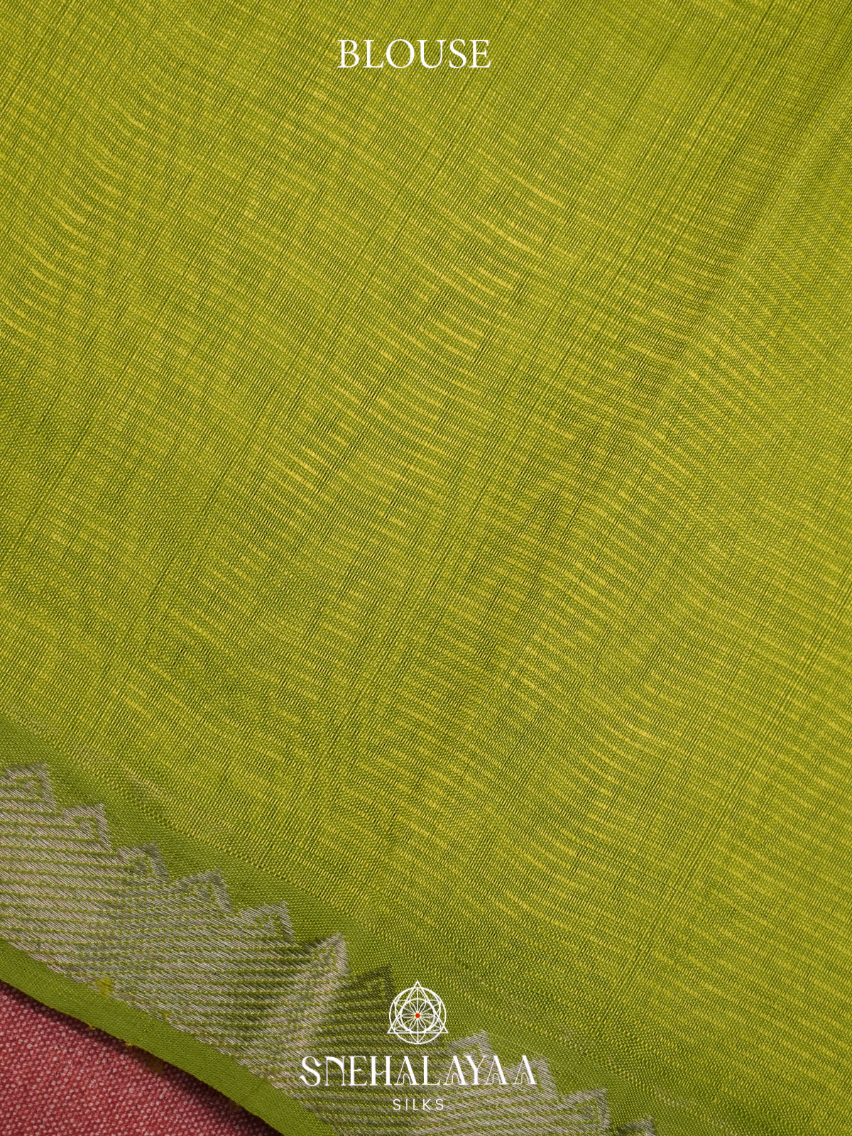 Lime Green Mangalagiri Silk Cotton