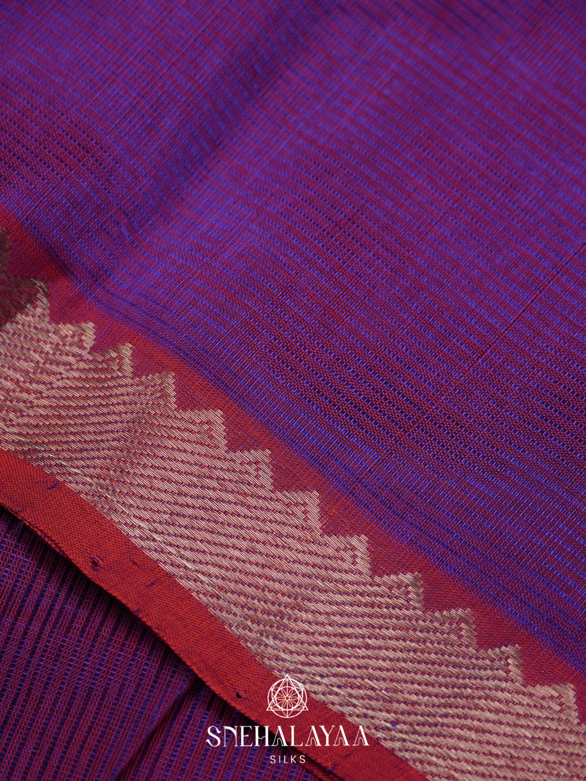 Purple Mangalagiri Silk Cotton