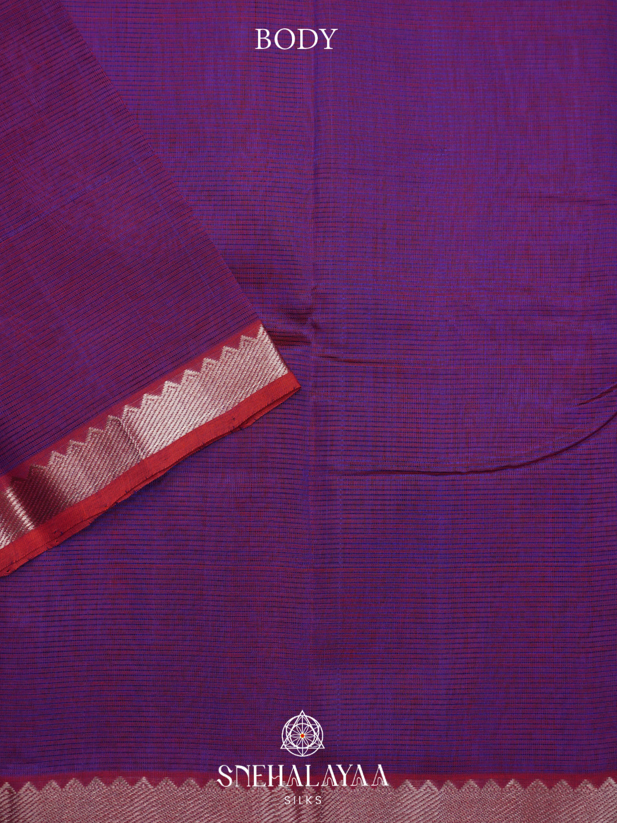 Purple Mangalagiri Silk Cotton