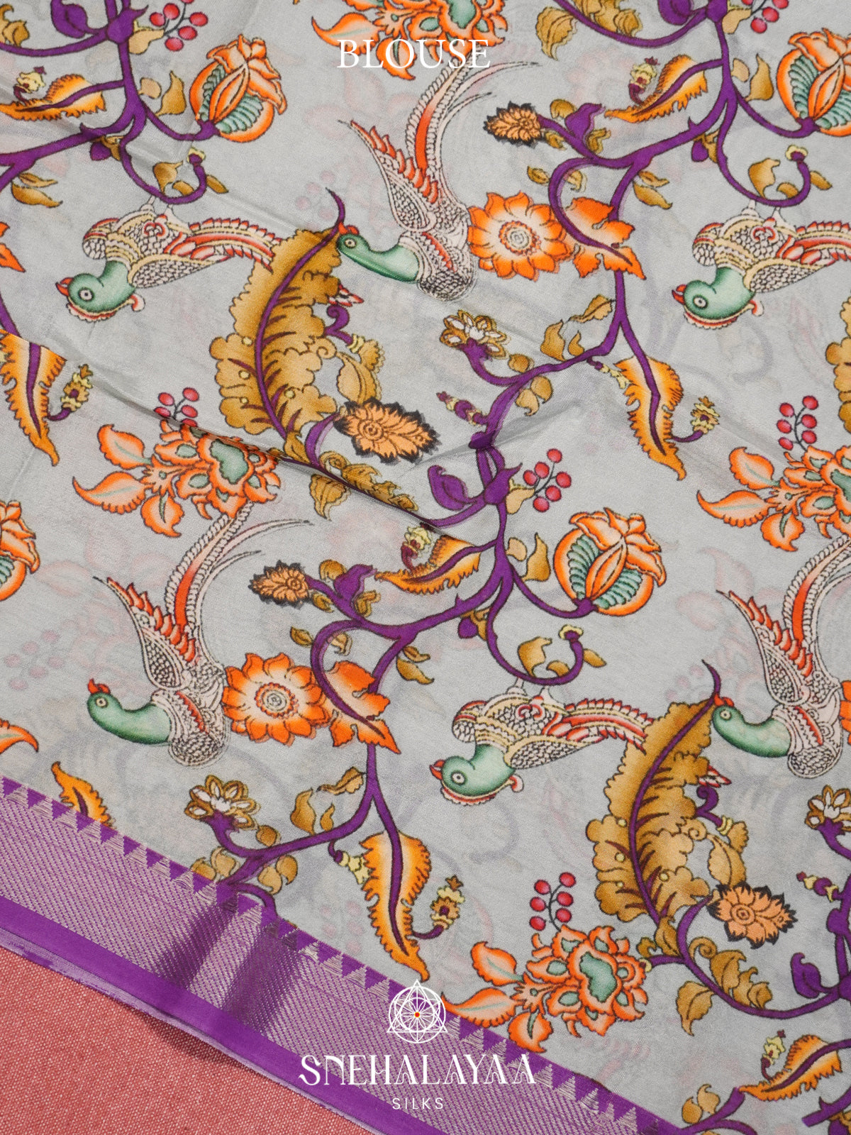 Purple Mangalagiri Silk Cotton