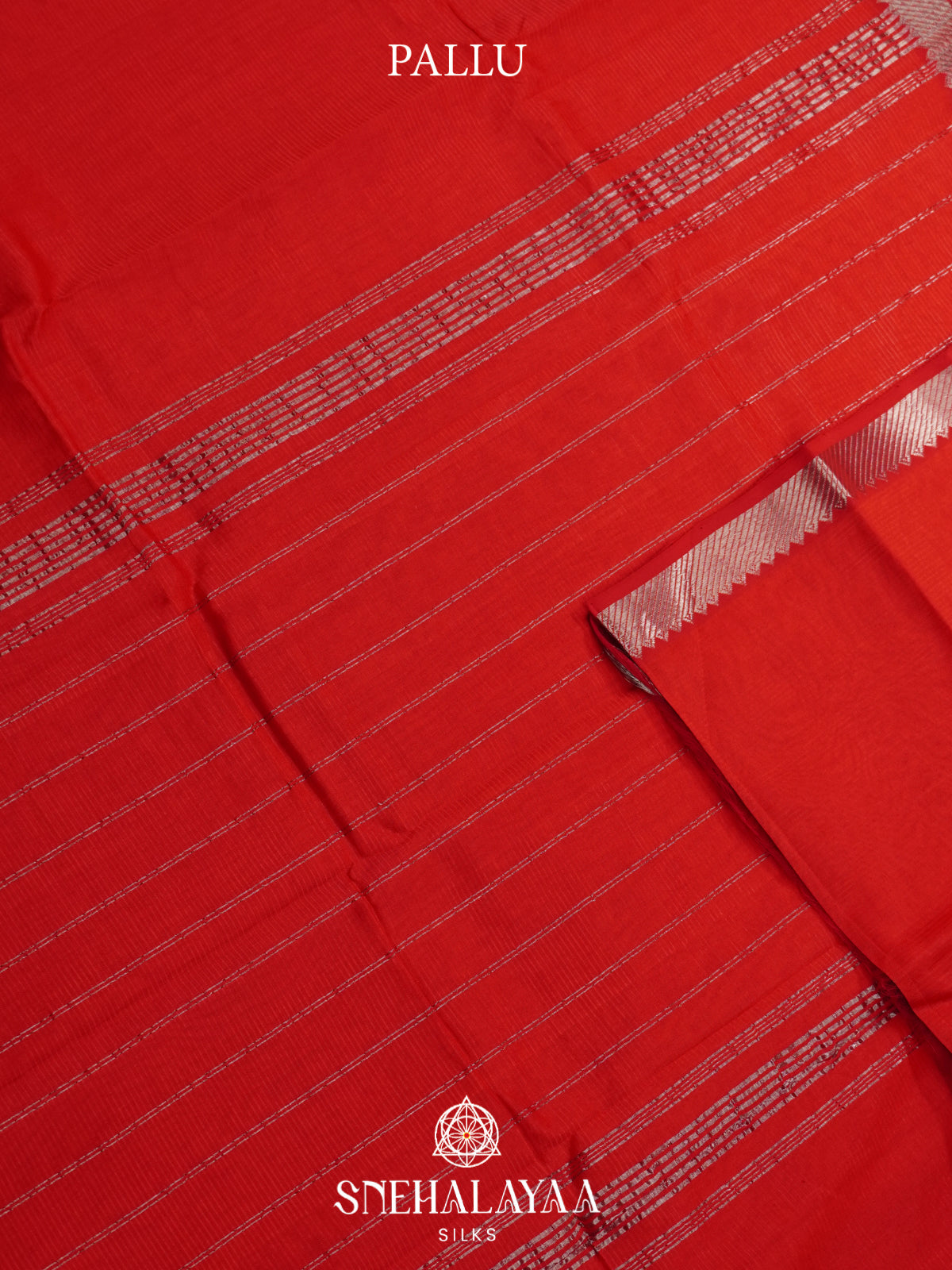 Red Mangalagiri Silk Cotton