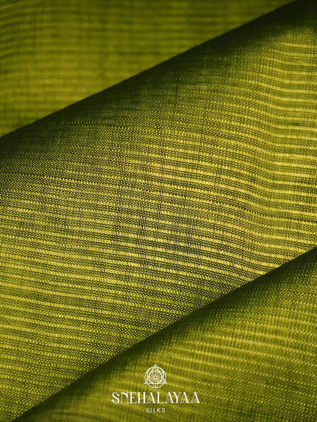 Lime Green Mangalagiri Silk Cotton