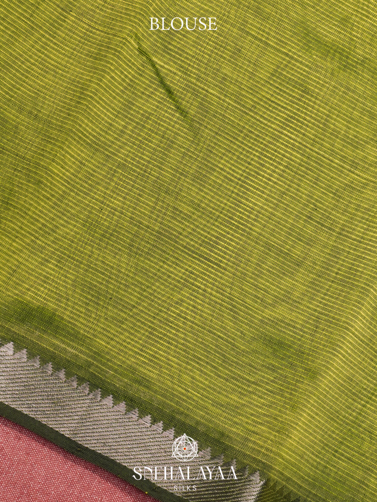 Lime Green Mangalagiri Silk Cotton