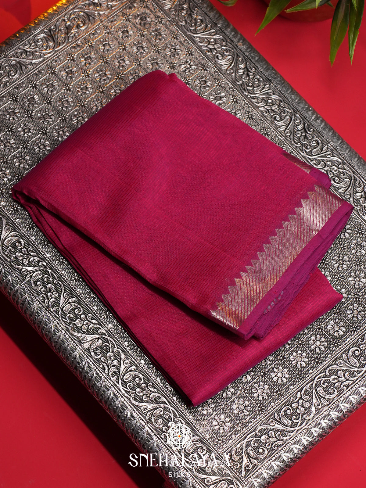Pink Mangalagiri Silk Cotton