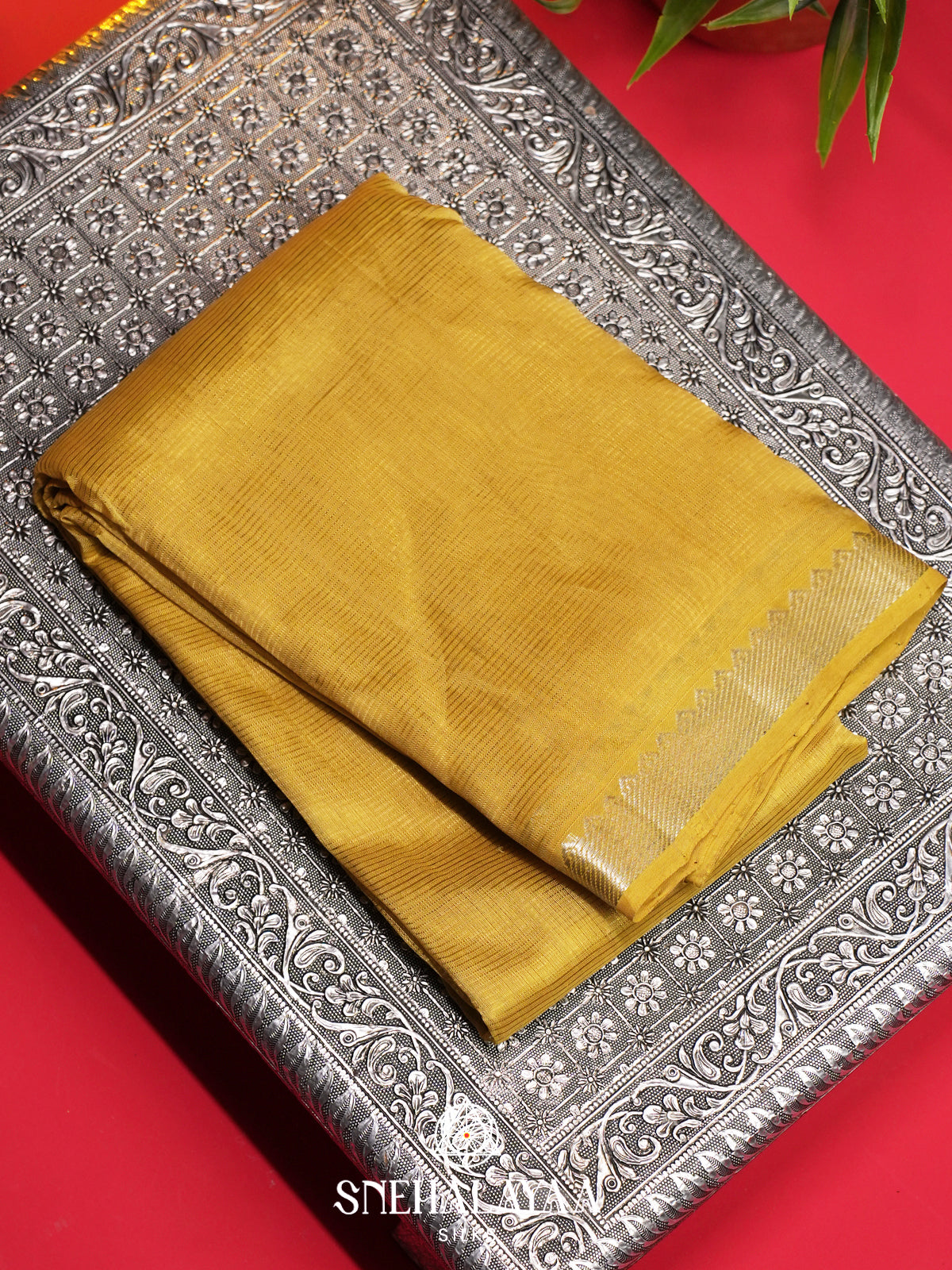 Yellow Mangalagiri Silk Cotton